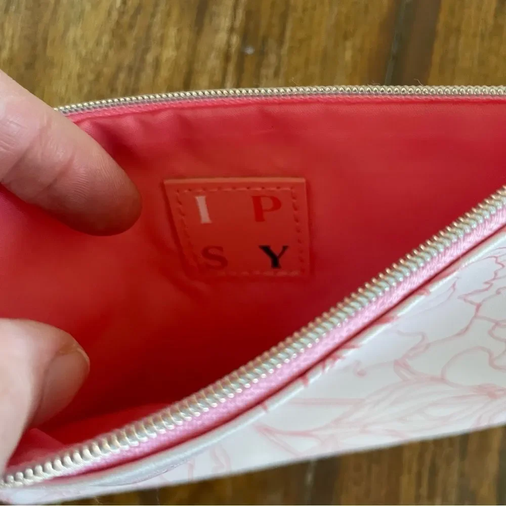 IPSY Floral Pink Cosmetic Bag